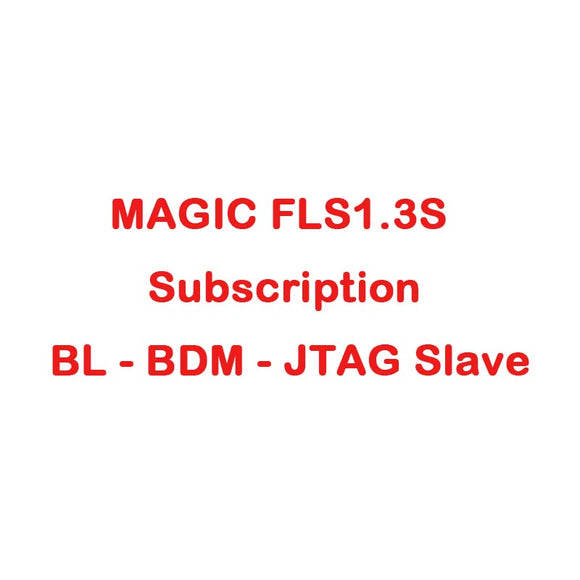 MAGIC Flex  FLS1.3S - 12 Month Renewal Subscription for BL - BDM - JTAG Slave