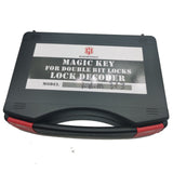 Magic Key Quick Opener for Double Bit Locks, Lock Turbo Decoder for IDM 3+3