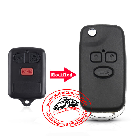 Modified Flip Remote Key Shell Case for BYD F3 F3R