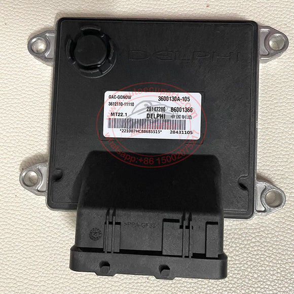 New 3600130A-105, B6001366, 28147280, 3612110-11110 Delphi MT22.1 ECU for GAC GONOW Engine Computer