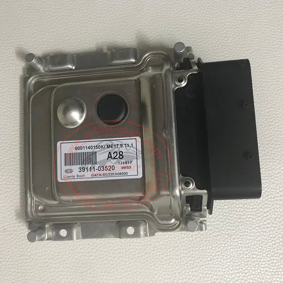 New A28 ECU 39111-03520 ME17.9.11.1 9001140150KF (3911103520) ECM for Hyundai Elantra Electronic Control Unit