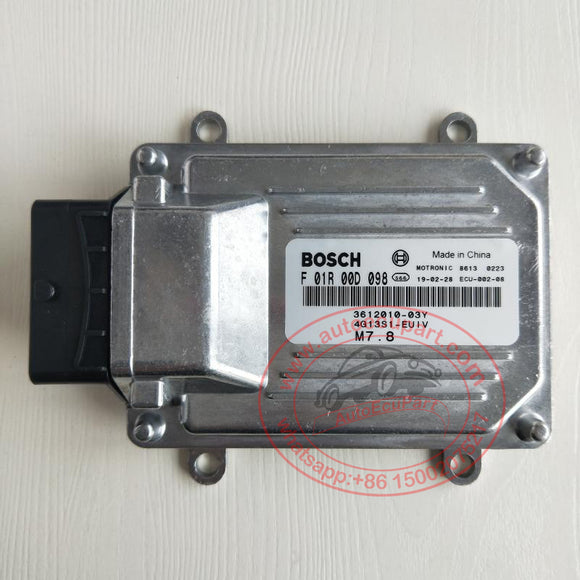 New BOSCH M7.8 ECU F01R00D098 3612010-03Y for Zotye 5008 2008 4G13S1