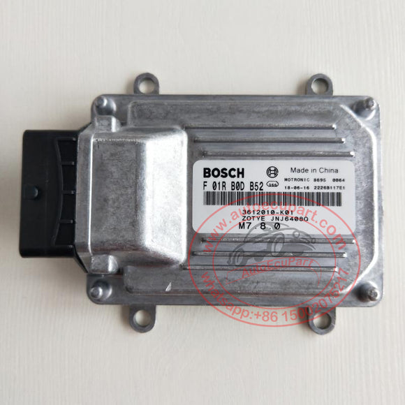 New BOSCH M7.8.0 ECU F01RB0DB52 3612010-K01 for Zotye JNJ6408O