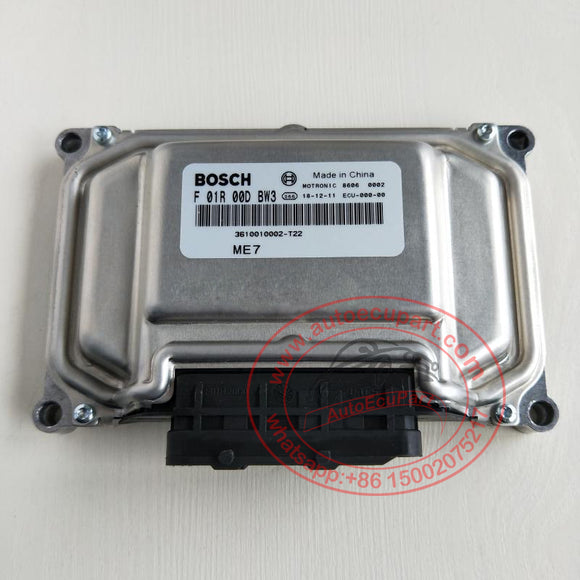 New BOSCH ME7 ECU F01R00DBW3 3610010002-T22 for Zotye