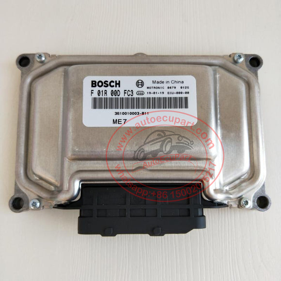 New BOSCH ME7 ECU F01R00DFC3 3610010003-B11 for Zotye T600 NSE15T