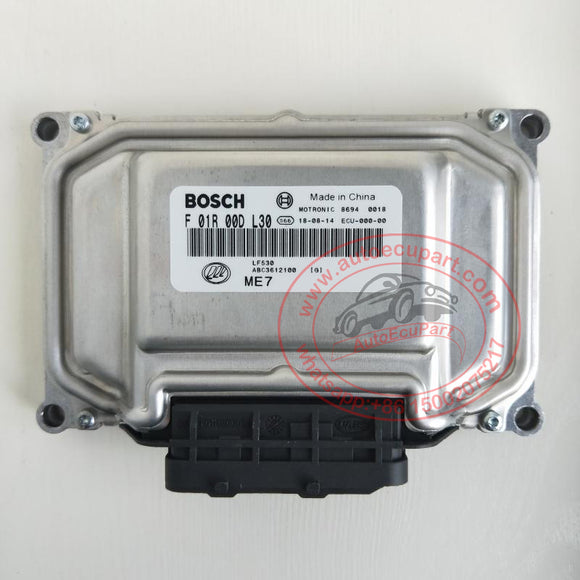 New BOSCH ME7 ECU F01R00DL30 ABC3612100 for LIFAN 530