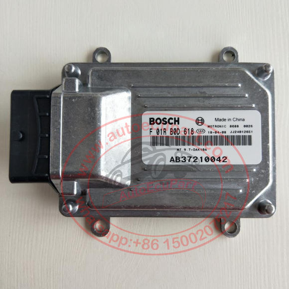 New Bosch M7.9.7 ECU  F01RB0D618 (F 01R B0D 618) AB37210042 DAK10A for Hafei Engine Computer Electronic Control Unit