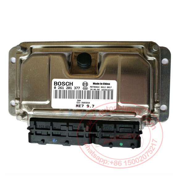 New Bosch M7.9.7 ECU S21-3605010 0261201377 for Chery QQ6 Engine Computer ECM (0 261 201 377)