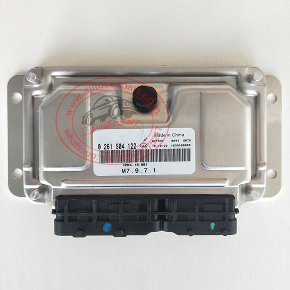 New M7.9.7.1 ECU 0261S04122 HMKC-18-881 (0 261 S04 122) Engine Control Unit for Haima Happin Family