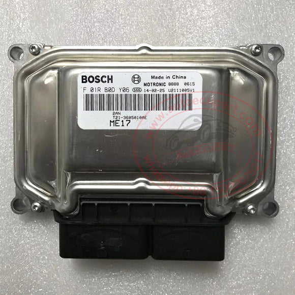New Bosch ME17 ECU F01RB0DY06, T21-3605010AE for Chery Tiggo 2016 2.0VVT Engine Computer (F 01R B0D Y06)