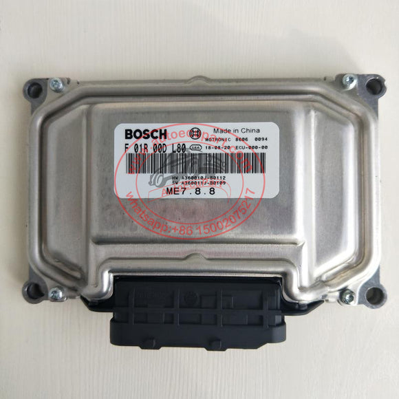 New Bosch ME7.8.8 ECU F01R00DL80 A360010J-B0112 TU5JP4 (F 01R 00D L80) for Dongfeng AEOLUS AEO S30