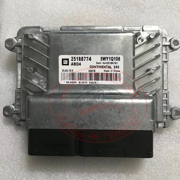 New ECU 25188774 5WY1Q10B for Chevrolet Cruze ECM PCM Engine Computer