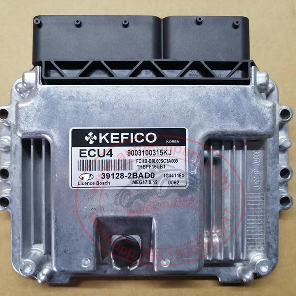 New ECU4 MEG17.9.12 ECU 39128-2BAD0 for Hyundai  Electronic Control Unit 391282BAD0