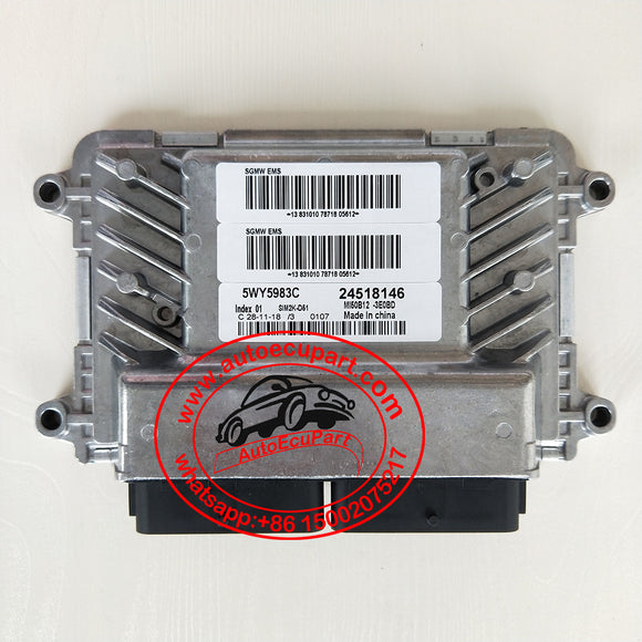 New Engine Computer 5WY5983B/C/D 24518146 ECU for Chevrolet Spark 1.2