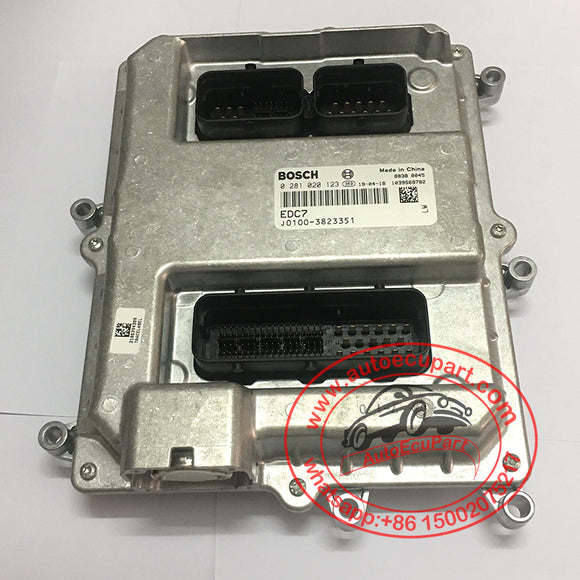 New Genuine 0281020123 (0 281 020 123) EDC7 ECU Engine Computer Electronic Control Unit Yuchai Diesel ECM for JMC CONVEY MAX