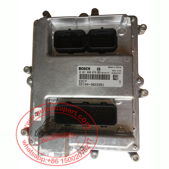 New Original BOSCH EDC7diesel engine control unit ECU 0281020076 G2100-3823351A for DONGFENG  DFM JAC