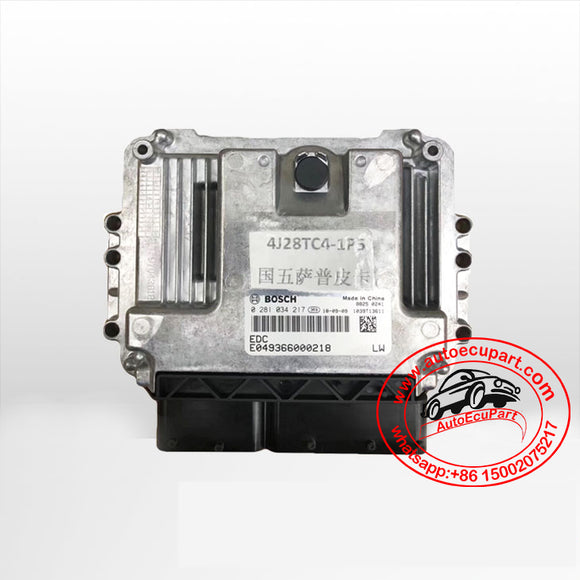 New Original ECU for FOTON SUP 0281034217 E049366000218 4J28TC4 