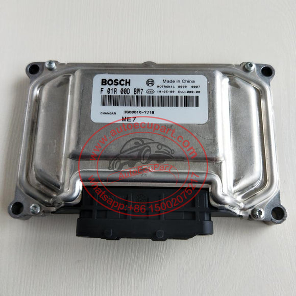 New Engine Computer BOSCH ME17 ECU 3600010-YJ18 J19 F01R00DBW5 F01R00DBW7 for Changan GS75 2.0