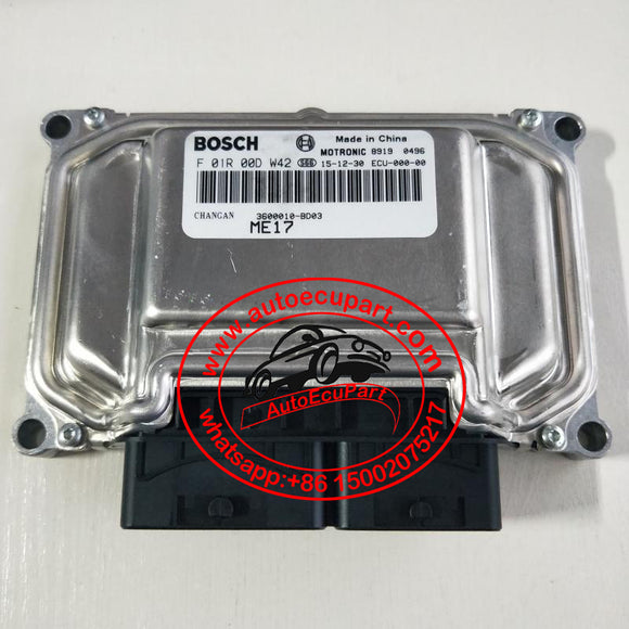 New Engine Computer BOSCH ME17 ECU F01RB0DW42 F01R00DW42 3600010-BD03 for Changan