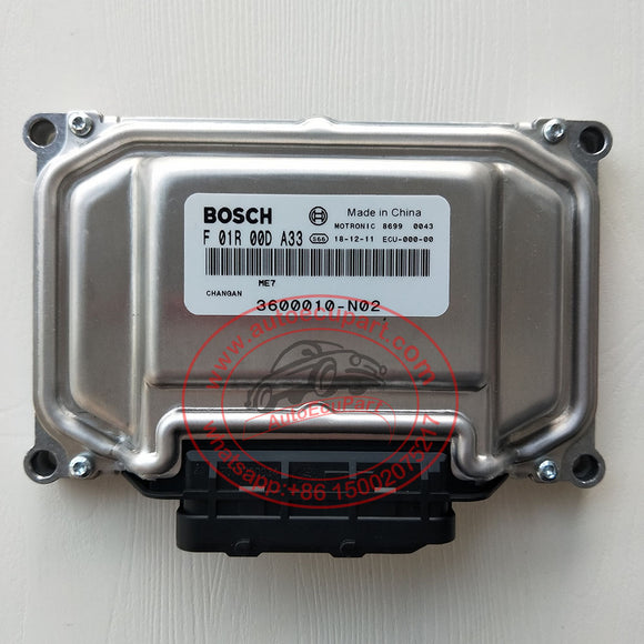 New Engine Computer BOSCH ME7 ECU F01R00DA33 JL486Q 3600010-N02 for Changan