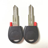 New Blank Transponder Chip Uncut Blade Car Key Shell with Left blade For Chevrolet AVEO Sail Lova Evio Replacement Auto Key Case 5pcs