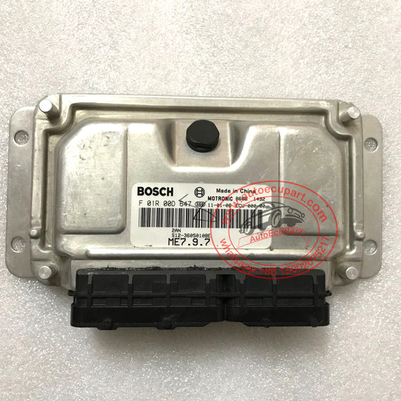 New Engine Computer ECU F01R00D647/ F 01R 00D 647 / S12-3605010BE ME7.9.7 for Chery A1