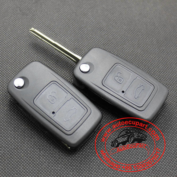 Flip Remote Key Shell Case for Chery A1, A5, Fulwin, Tiggo, E5, Cowin, Eastar