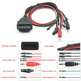 OBD Breakout Tricore Cable MPPS V21 ECU Bench Pinout Cable 12V Switch button
