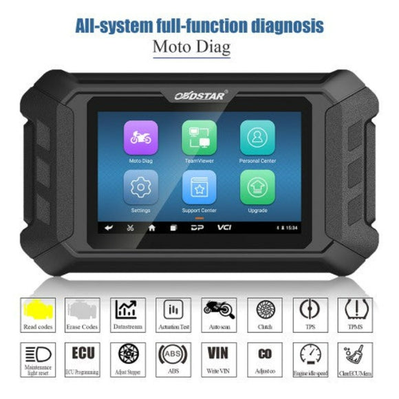 OBDStar MS50 Device Tablet for Motorcycle Diagnostics