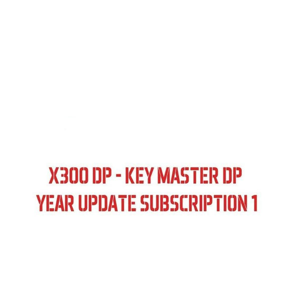 OBDStar X300 DP - Key Master DP 1 Year Update Subscription