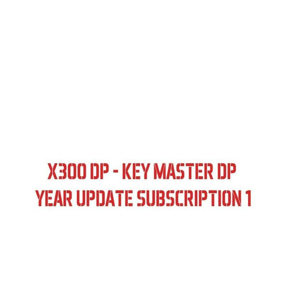 OBDStar X300 DP - Key Master DP 1 Year Update Subscription