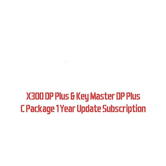OBDStar X300 DP Plus & Key Master DP Plus C Package 1 Year Update Subscription