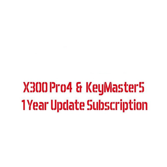 OBDStar X300 Pro4 & KeyMaster5 1 Year Update Subscription