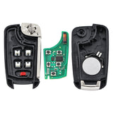 OHT05918179 5 Buttons 315MHz ID46 PCF7952 Flip Proximity Smart Key for Chevrolet Cruze - Keyless Go