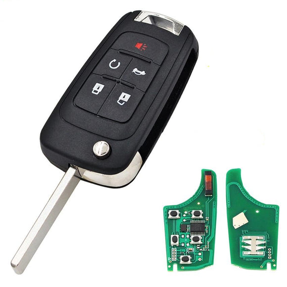 OHT05918179 5 Buttons 315MHz ID46 PCF7952 Flip Proximity Smart Key for Chevrolet Cruze - Keyless Go