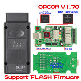 Opcom OP-Com Firmware V1.7 2010 /2014V Can OBD2 for OPEL with Single Layer PCB