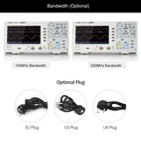 OWON SDS1202 Oscillometer Digital Storage Oscilloscope 2 Channel 200MHz 1GS/s 7 Inch