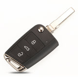 Original 5G6959752BL 5C Chip 434MHz Flip Remote Keyless Go for VW TAYRON T-ROC Tiguan Car Key Fob (5G6 959 752 BL)