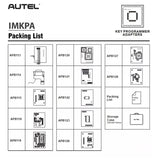Original Autel IMKPA Key Programming Accessories Kit Work With XP400PRO/ XP400 Pro for IM608 Pro, IM608, IM508 