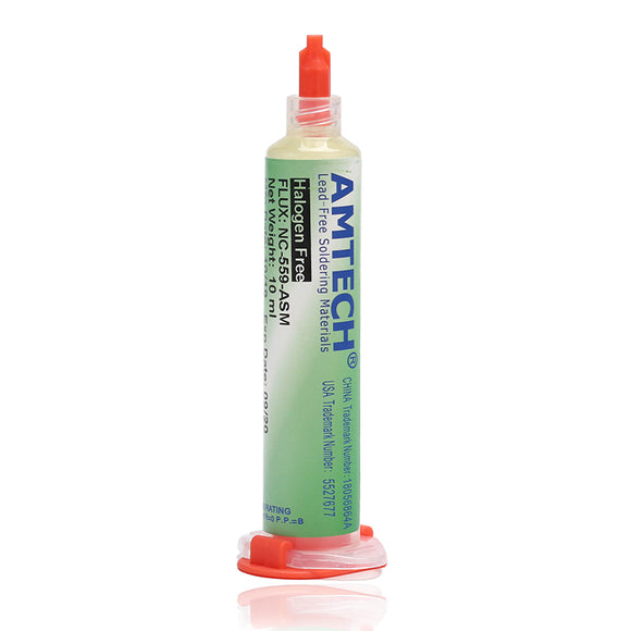 Original BGA Lead Free No-Clean PCB IC Reballing Paste Grease Soldering Flux Amtech NC-559-ASM 10ml