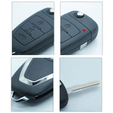 Original Flip Remote Control Key 433MHz 4D70 ID70 Chip 3 Button for FAW X80