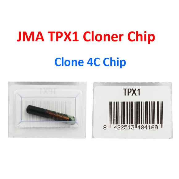 Original JMA TPX1 Glass 4C Transponder Chip Cloneable