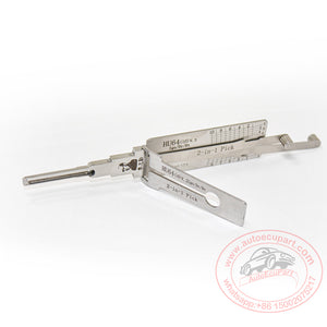 Original Lishi 2-in-1 Pick Decoder Tool HU64+V2 Mercedes HU64 TWIN LIFTERS Ignition Type