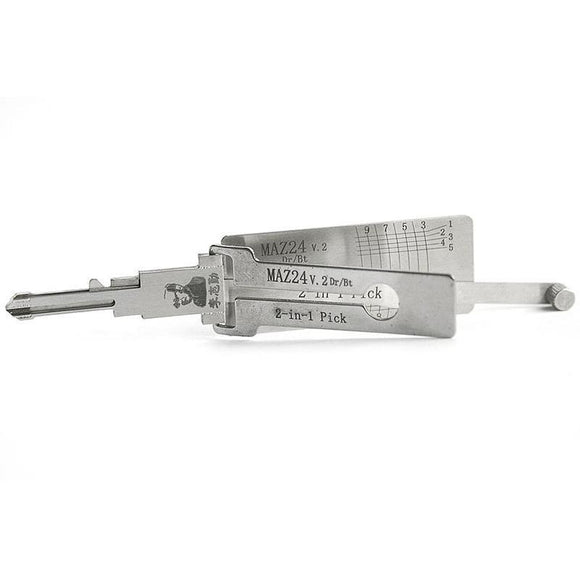 Original Lishi Mazda / Ford / MAZ24R / DR / BT / 2-in-1 / Pick & Decoder AG