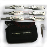 6pcs / Lot Original Lishi - Residential Tools Decoder - KW1 - KW5 - SC1 - SC4 - BE2-6 - BE2-7 & Magnetic Carrying Case