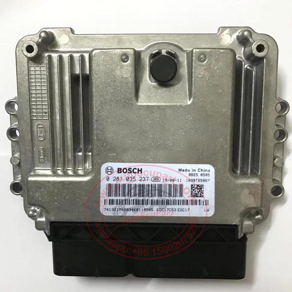 Original New 0281035237 Bosch EDC17C53 ECU for Great Wall Wingle 5, Wingle 6 Diesel 4D20D Engine Computer ECM (0 281 035 237)