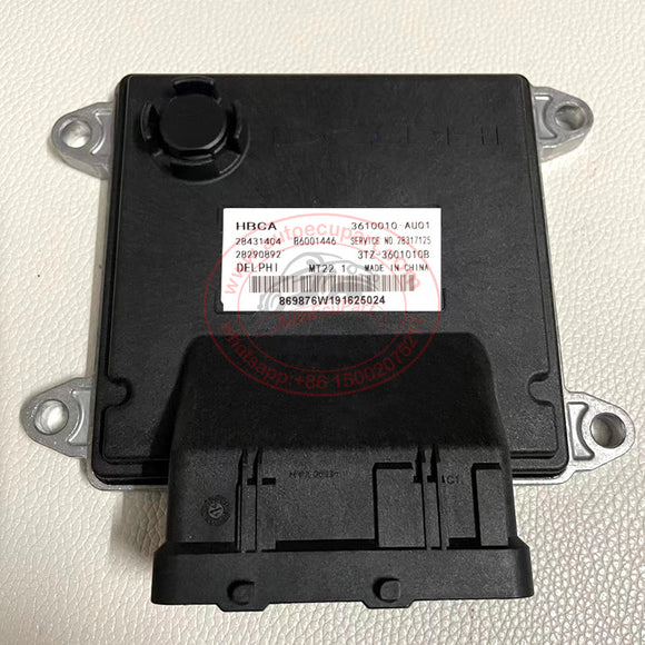 Original New 28431404 B6001446 3610010-AU01 3TZ-3601010B Delphi MT22.1 ECU HBCA for KingLong Engine Computer