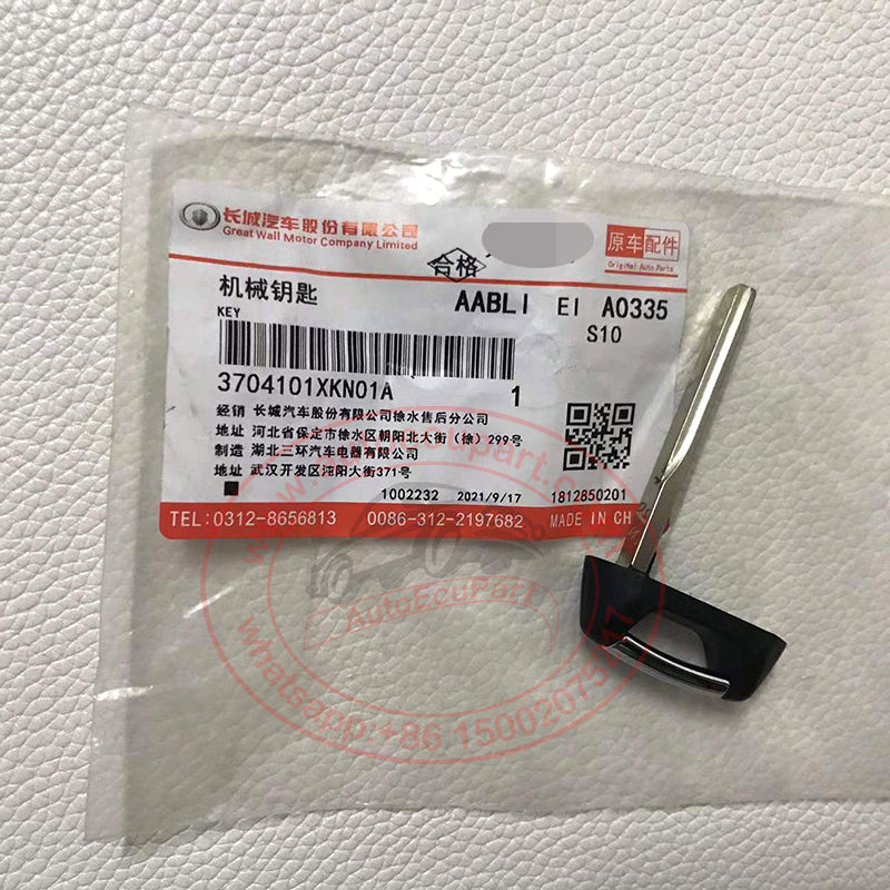 Original New 3704101XKN01A Key Blade for Great Wall Haval Jolion, DARG ...
