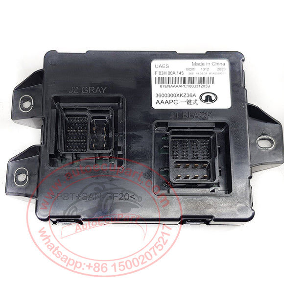 Original New BCM 3600300XKZ36A F03H00A145 for Great Wall Haval H6 Body Control Module