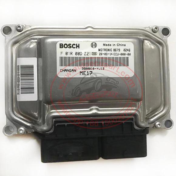 Original New Bosch ME17 ECU F01R00DZ21 (F 01R 00D Z21) 3600010-YJ13 ECM for Changan CX70, ALSVIN V7 Engine Computer